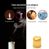 Vela Eletrônica de Led - 24Pçs